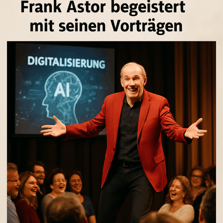 Humorvoll und unterhaltsam: Frank Astor begeistert mit seinen Vorträgen